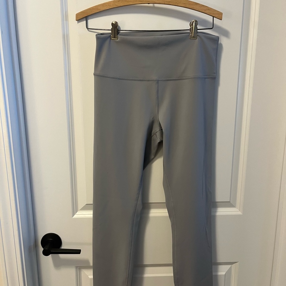 Lululemon Wunder Train high rise tight 25” rhino grey